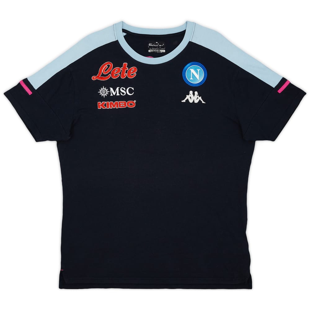 2020-21 Napoli Kappa Training Shirt - 8/10 - (L)