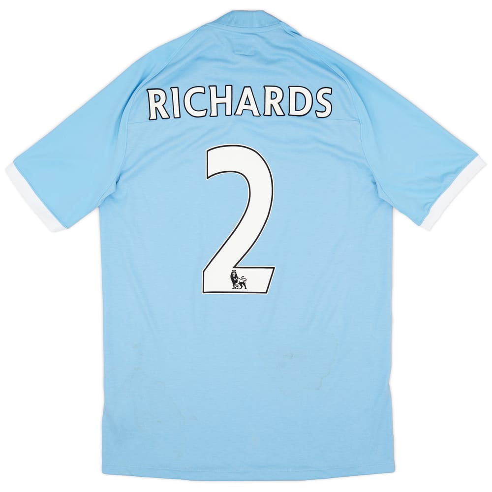 2010-11 Manchester City 'FA Cup Winners' Home Shirt Richards #2 (M)