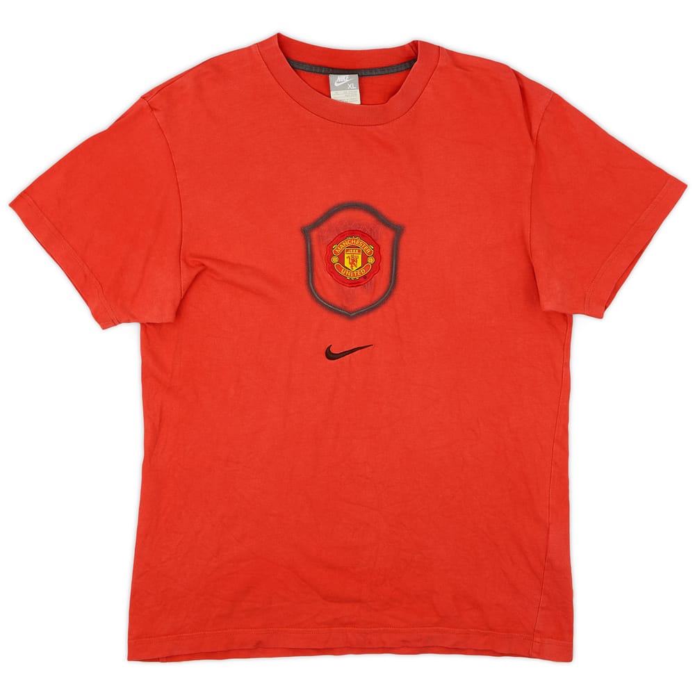 2007-08 Manchester United Nike Cotton Tee - 8/10 - (XL.Boys)