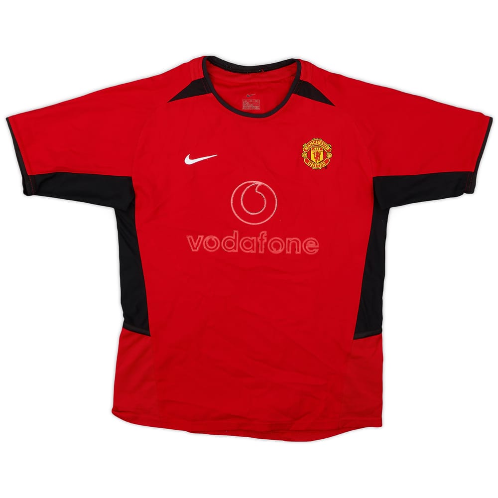 2002-04 Manchester United Home Shirt - 4/10 - (M.Boys)