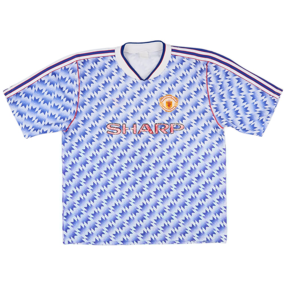 1990-92 Manchester United Away Shirt - 4/10 - (XL)
