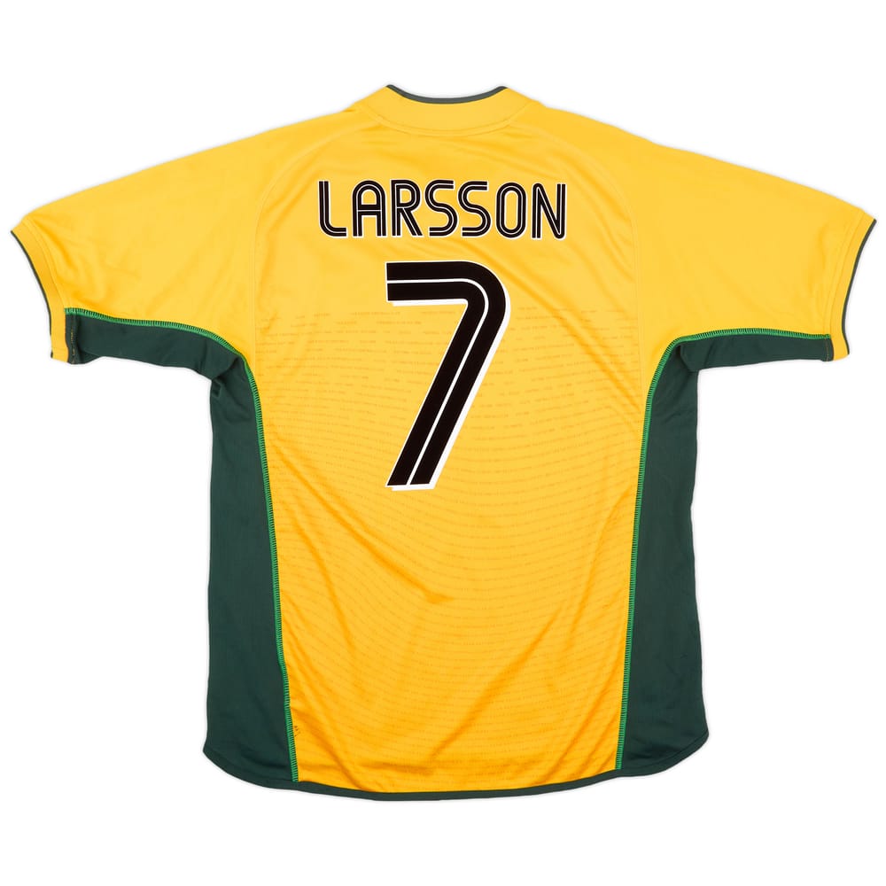 2002-03 Celtic Away Shirt Larsson #7 - 8/10 - (L)