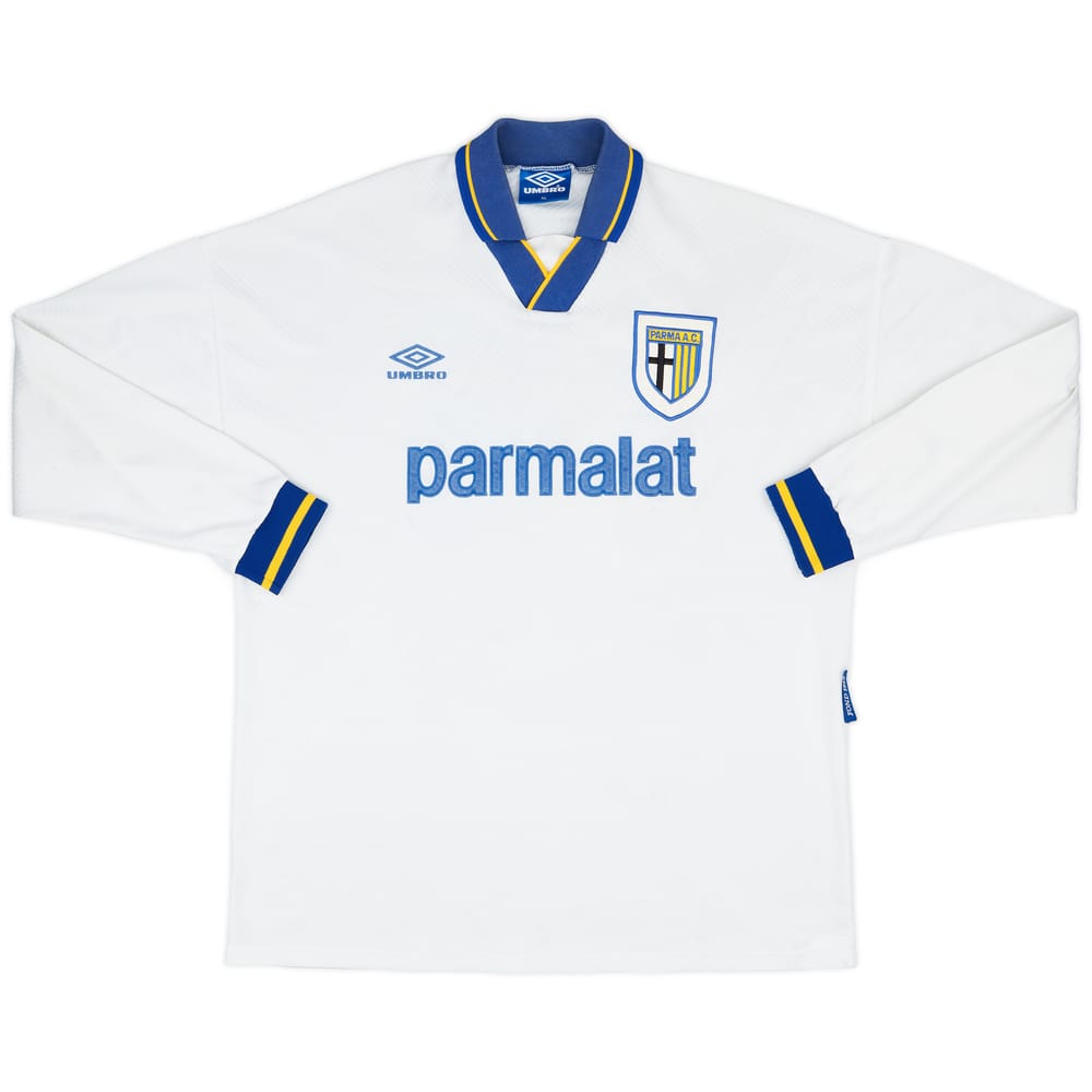 1993-95 Parma Match Issue Home L/S Shirt #15