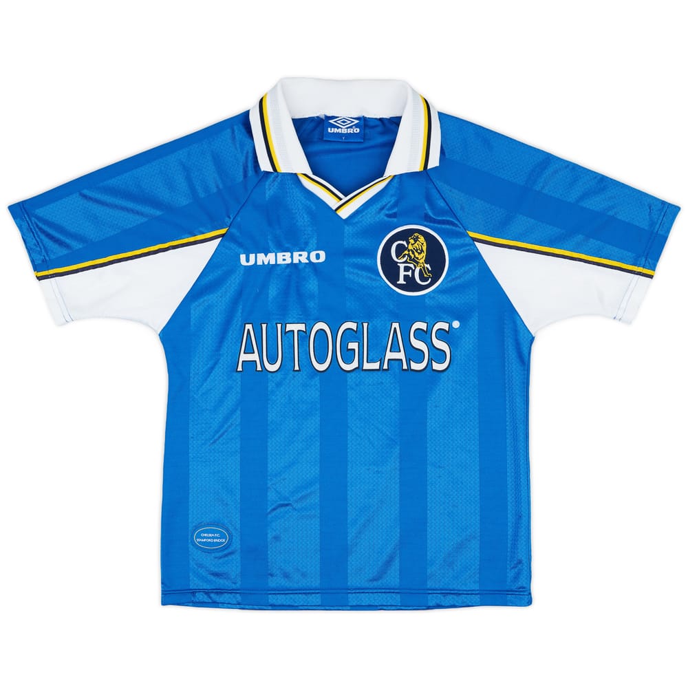 1997-99 Chelsea Home Shirt - 8/10 - (Y)