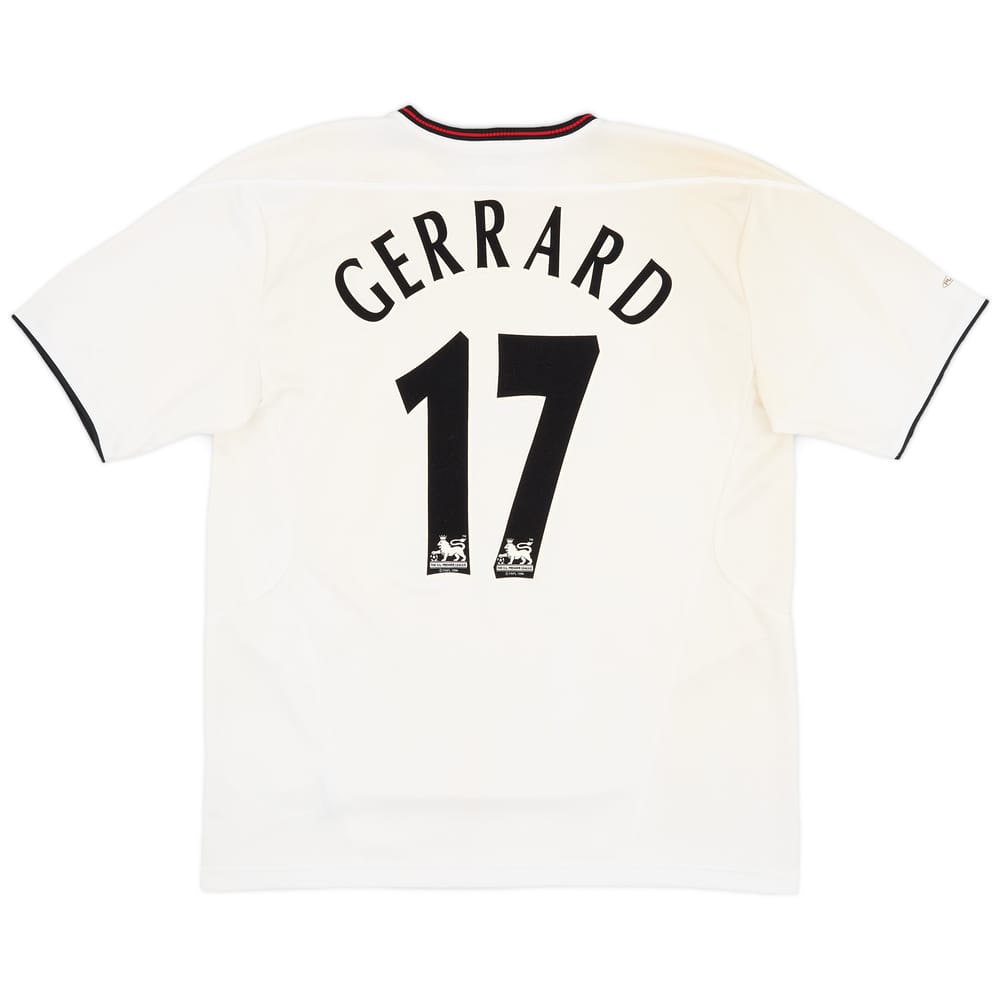 2003-04 Liverpool Away Shirt Gerrard #17 - 6/10 - (L)