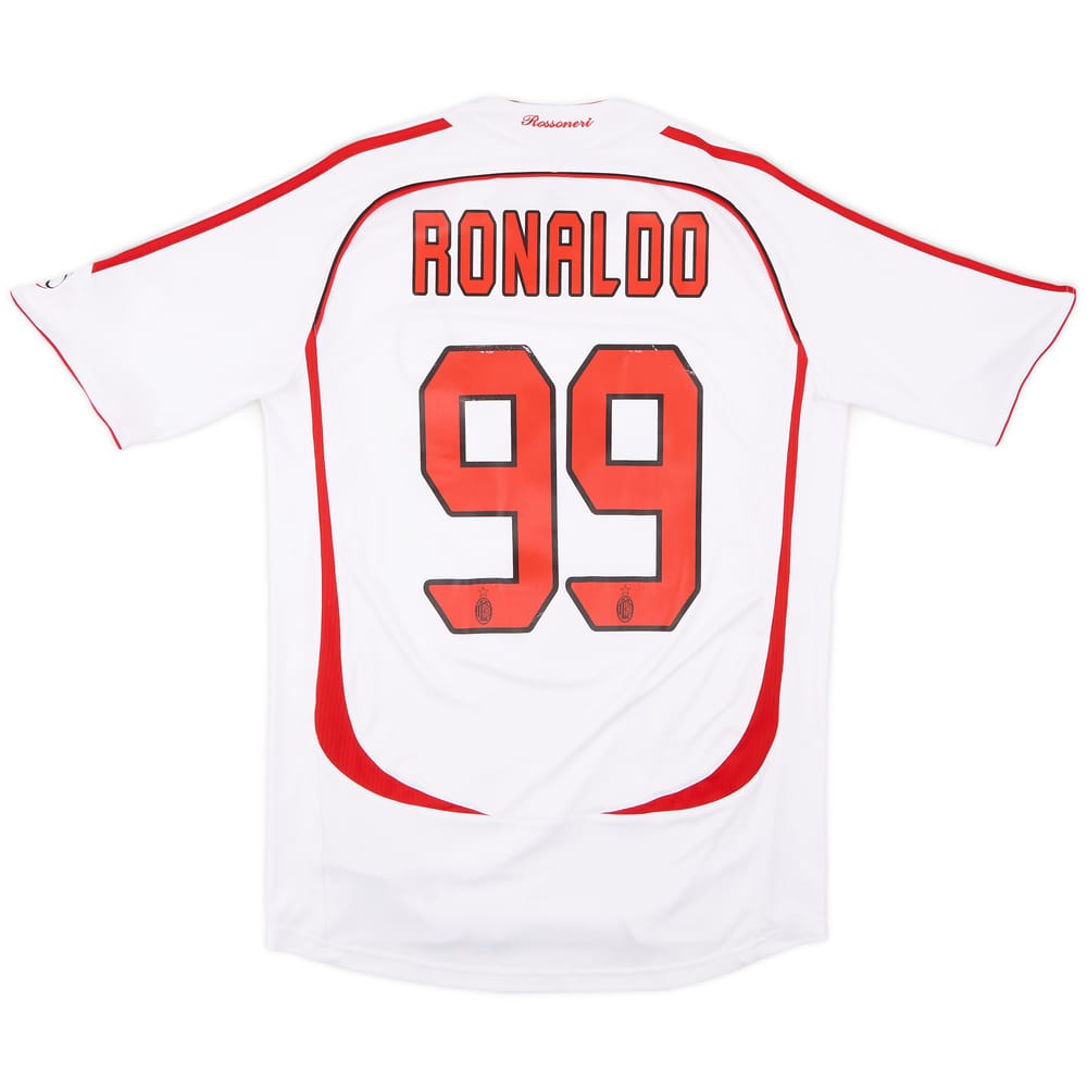 2006-07 AC Milan Player Issue Away Shirt Ronaldo #99 - 7/10 - (M)