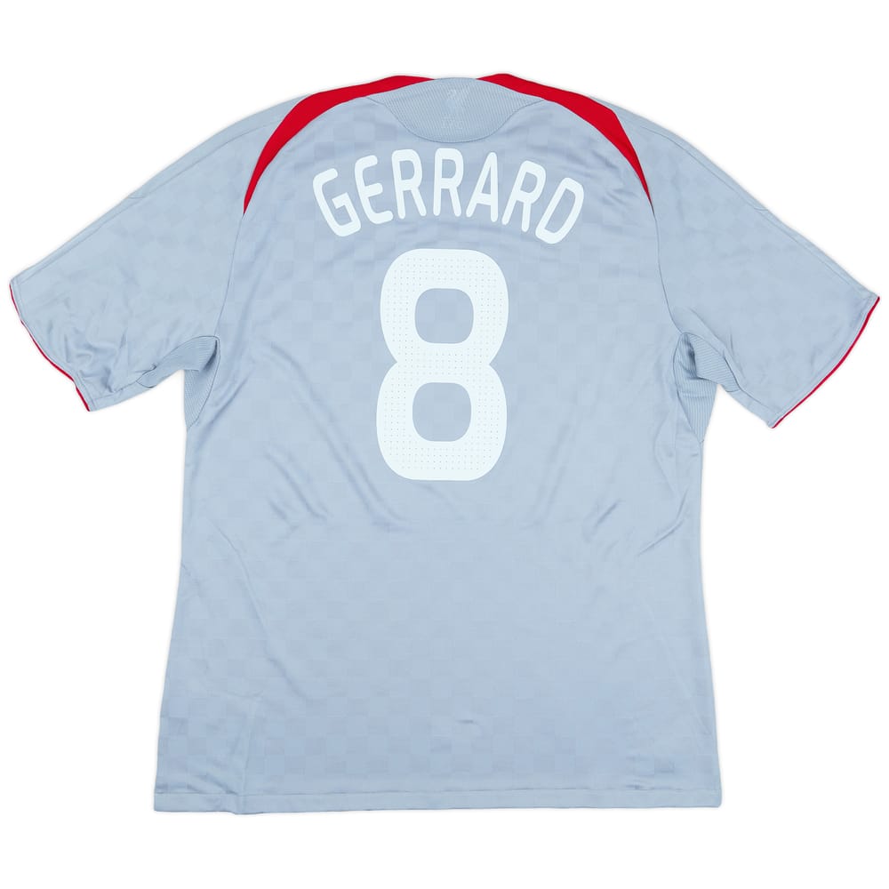 2008-09 Liverpool Away Shirt Gerrard #8 (XL)