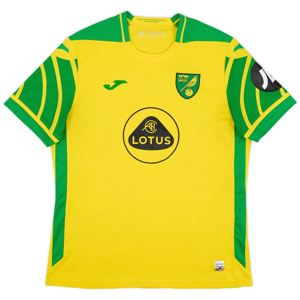 2021-22 Norwich Home Shirt - 8/10 - (XL)