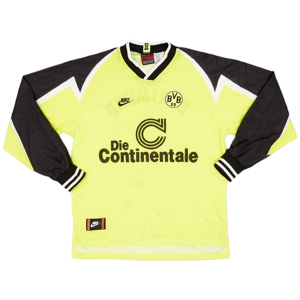1995-96 Borussia Dortmund Home L/S Shirt - 8/10 - (XL)