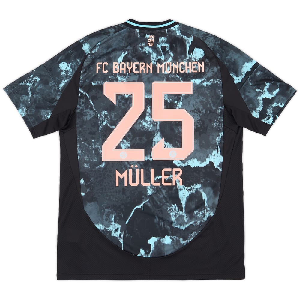 2024-25 Bayern Munich Away Shirt Muller #25