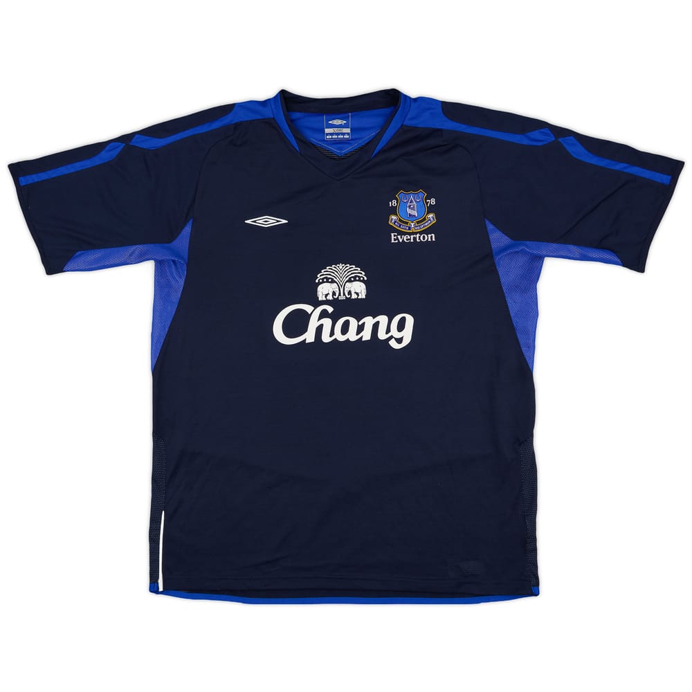 2005-06 Everton Umbro Training Shirt - 8/10 - (L)