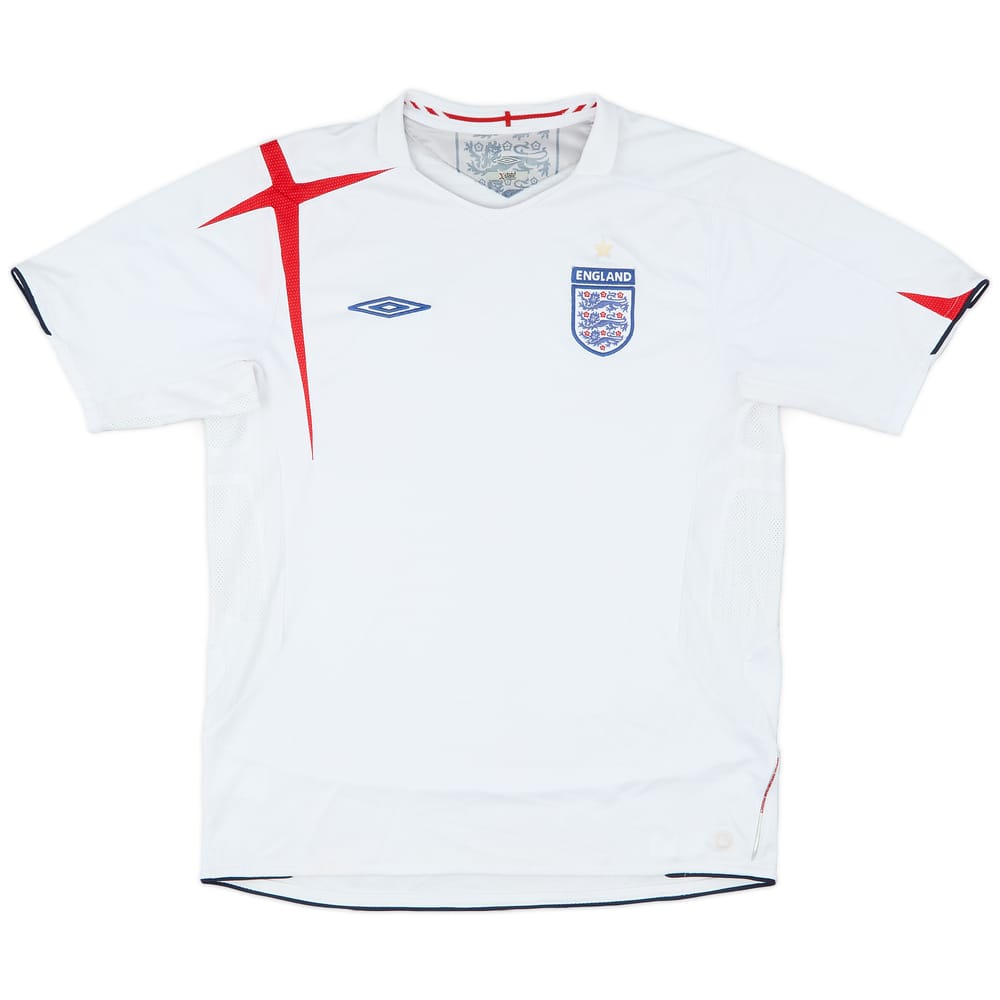 2005-07 England Home Shirt - 5/10 - (L)