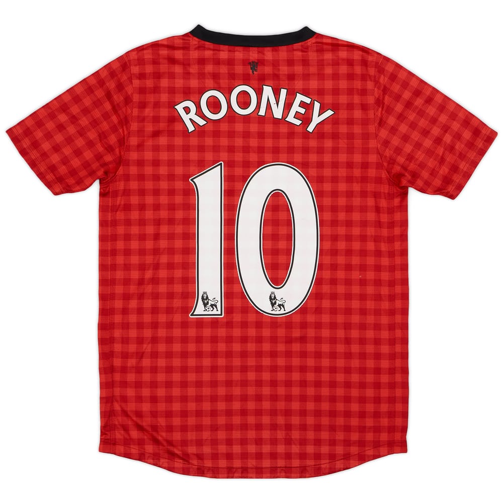 2012-13 Manchester United Home Shirt Rooney #10 - 6/10 - (L.Boys)
