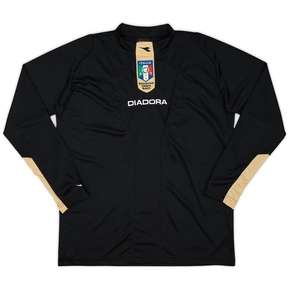2007-09 Italy Diadora Referee L/S Shirt - 8/10 - (M)