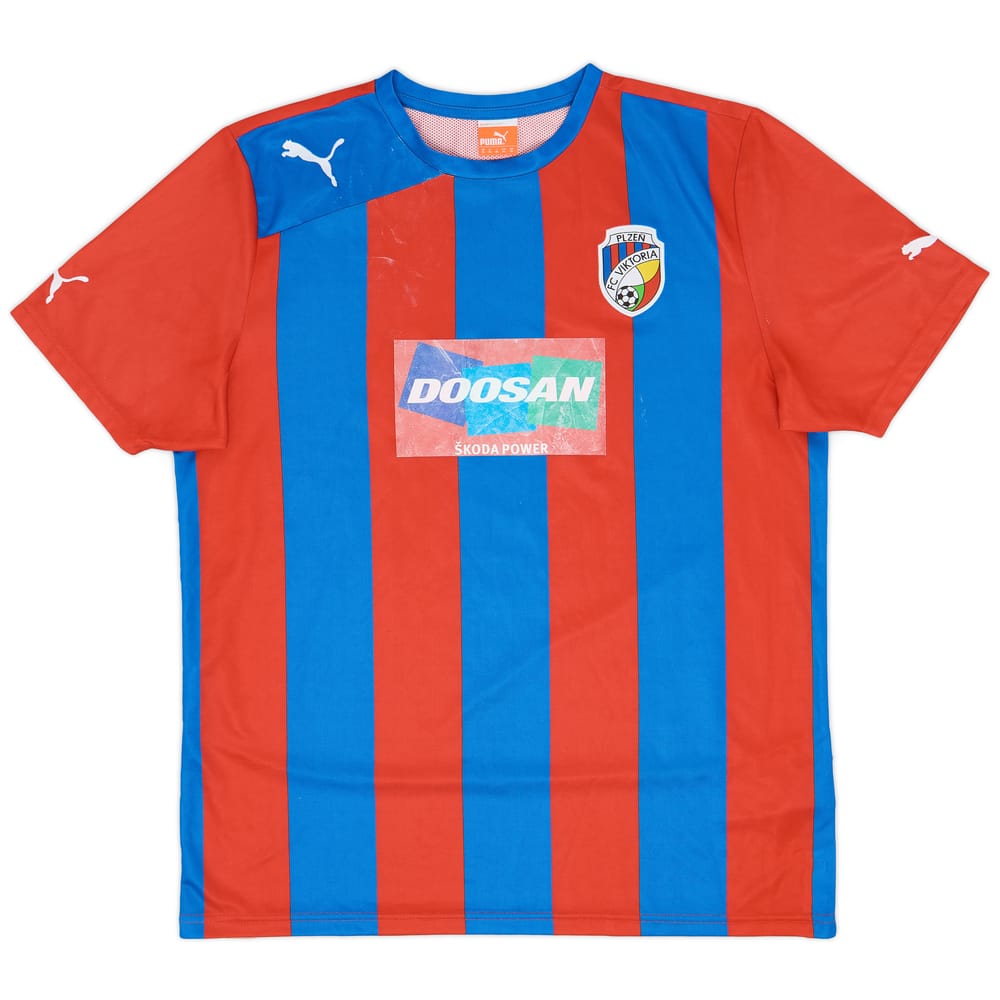 2012-13 FC Viktoria Plzen Home Shirt - 5/10 - (XL)