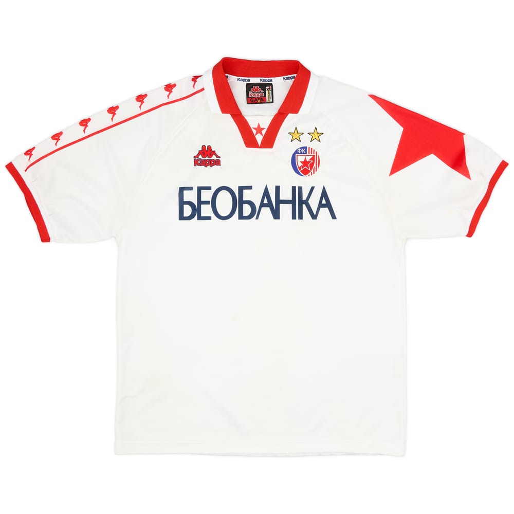 1996-98 Red Star Belgrade Away Shirt - 8/10 - (XL)