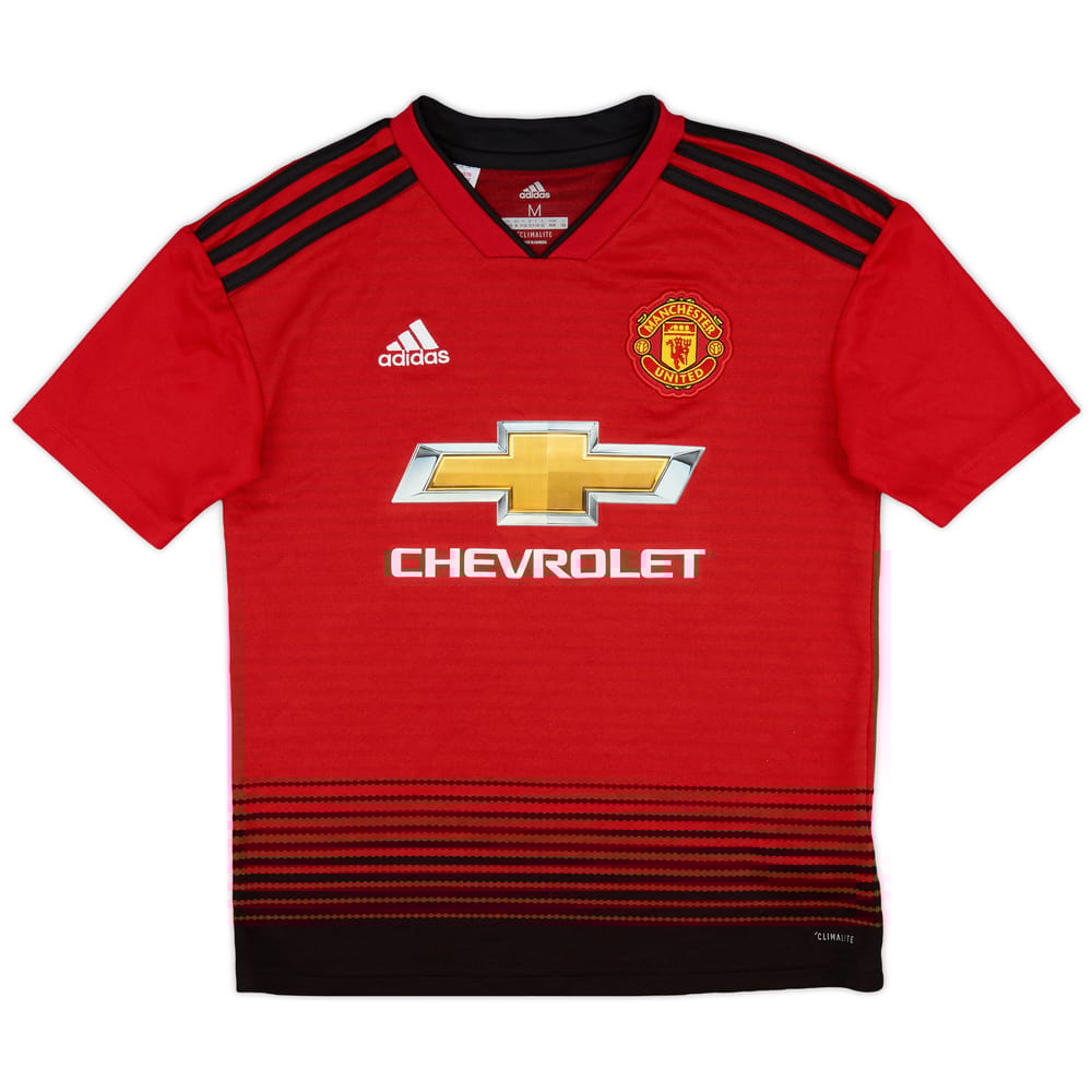 2018-19 Manchester United Home Shirt - 8/10 - (M.Boys)