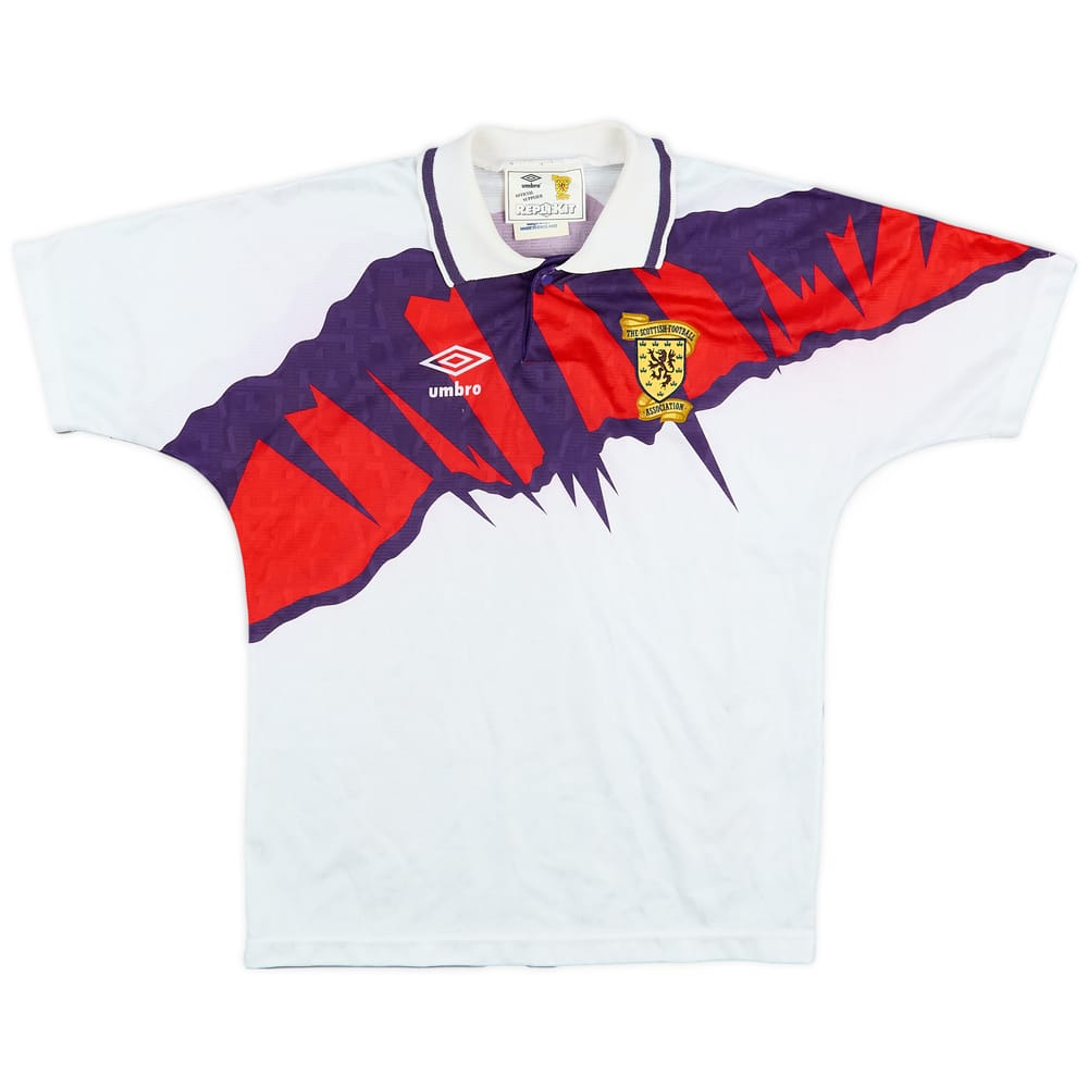 1991-93 Scotland Away Shirt - 6/10 - (L.Boys)