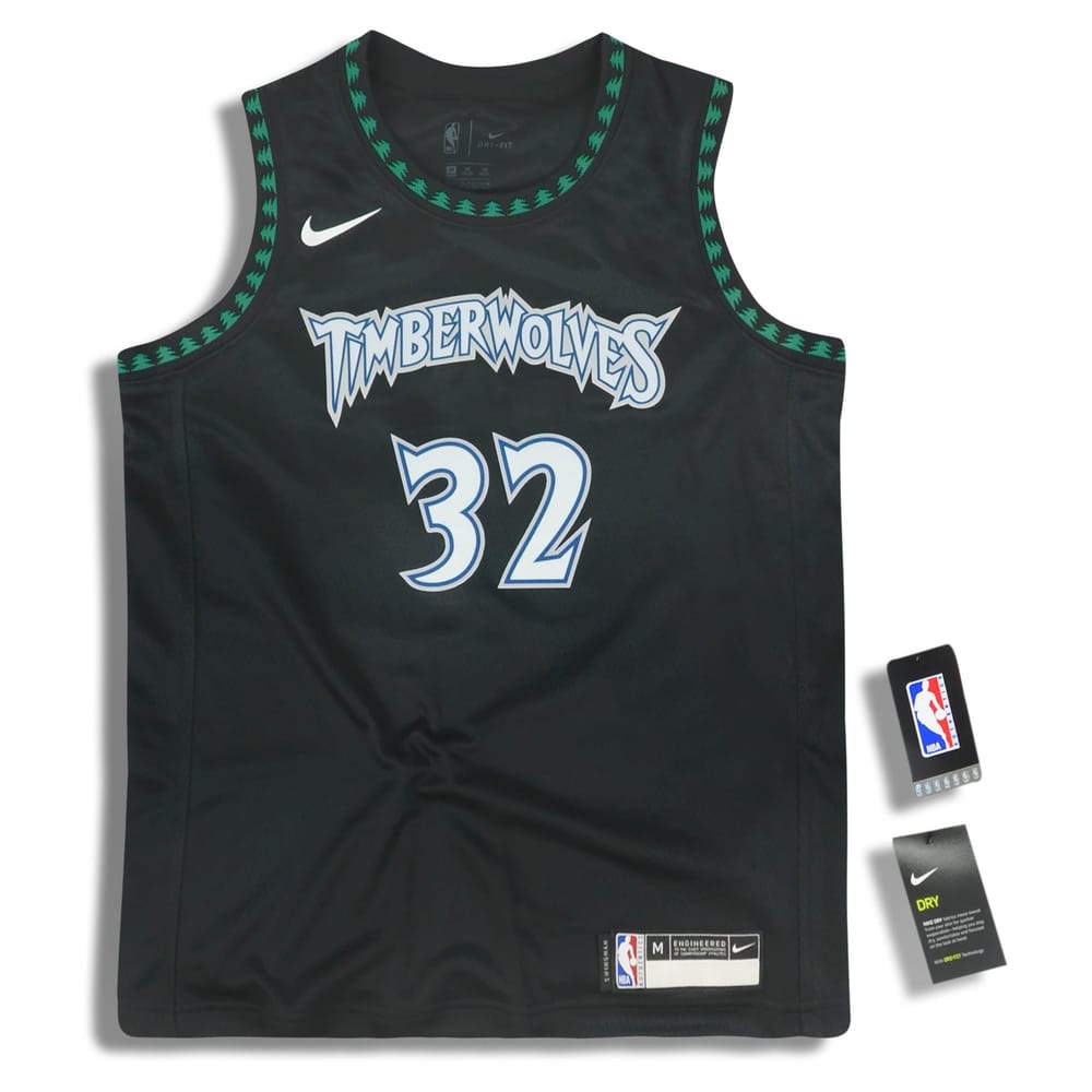 1996 Minnesota Timberwolves Towns #32 Nike Hardwood Classics Swingman Jersey Y - W/Tags