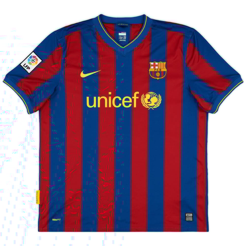2009-10 Barcelona Home Shirt - 5/10 - (XL)