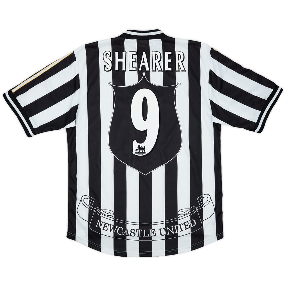 1997-99 Newcastle Home Shirt Shearer #9 - 7/10 - (L)