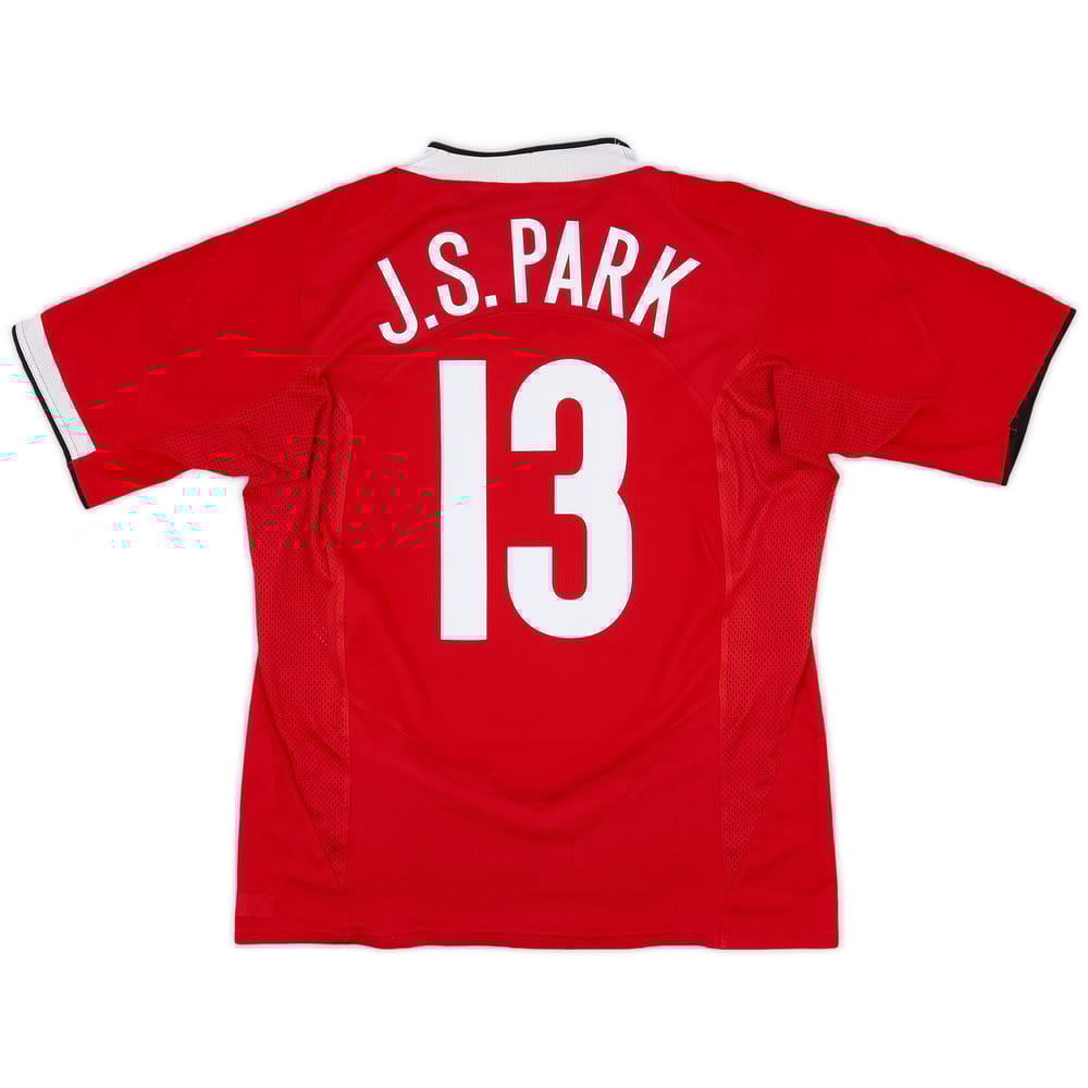 2004-06 Manchester United Home Shirt J.S.Park #13 - 5/10 - (L)