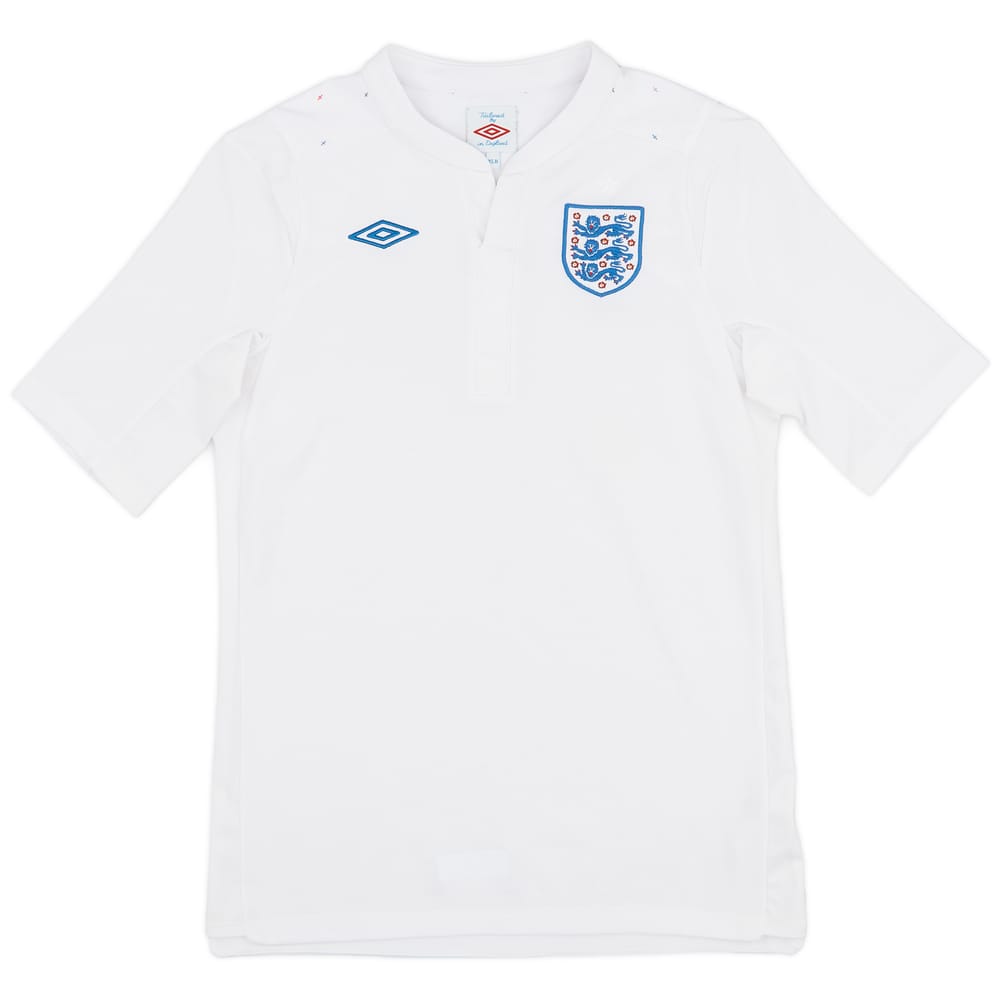 2010-11 England Home Shirt - 9/10 - (XL.Boys)