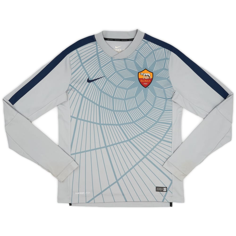 2014-15 Roma Nike Sweat Top - 9/10 - (M)