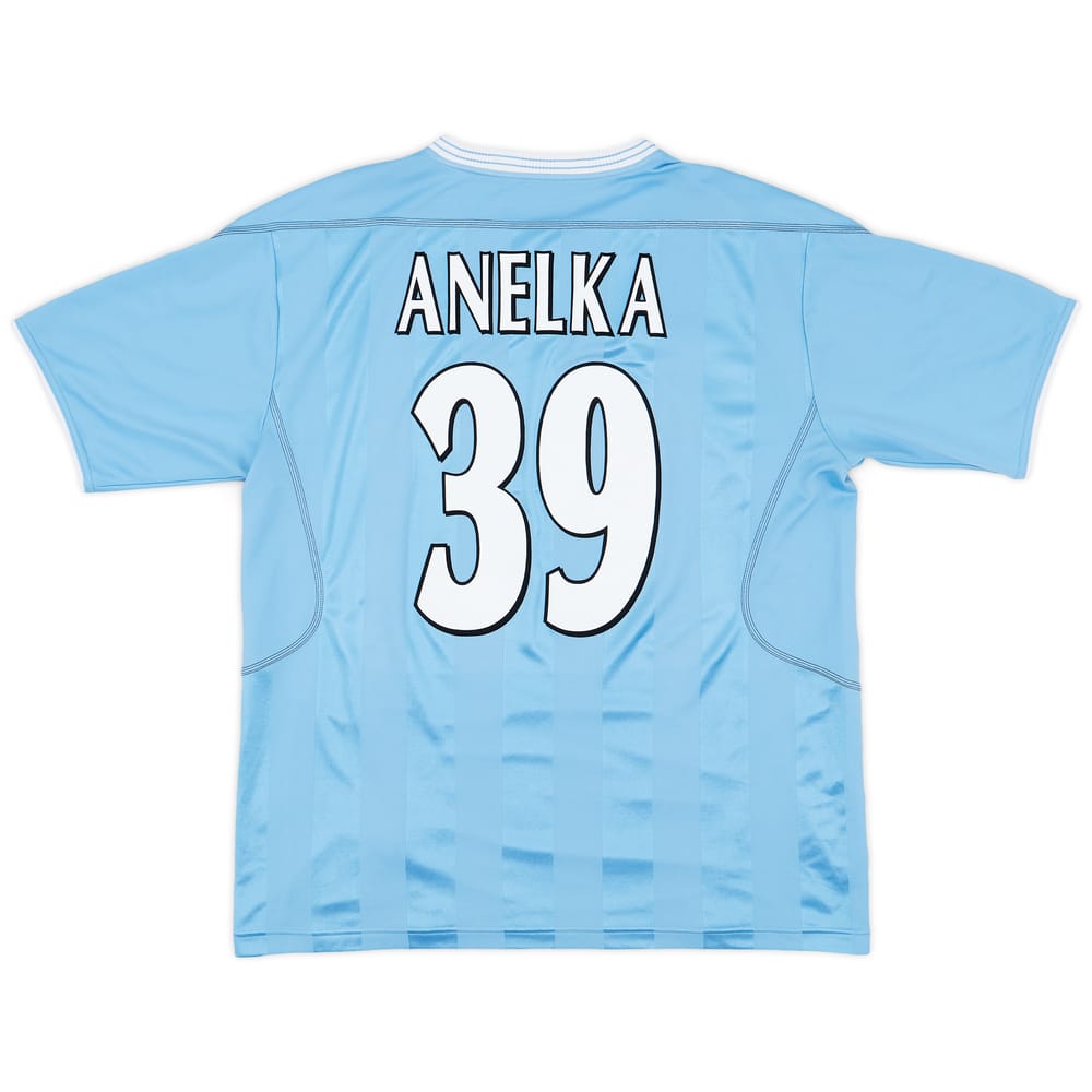 2003-04 Manchester City Home Shirt Anelka #39 - 8/10 - (L)