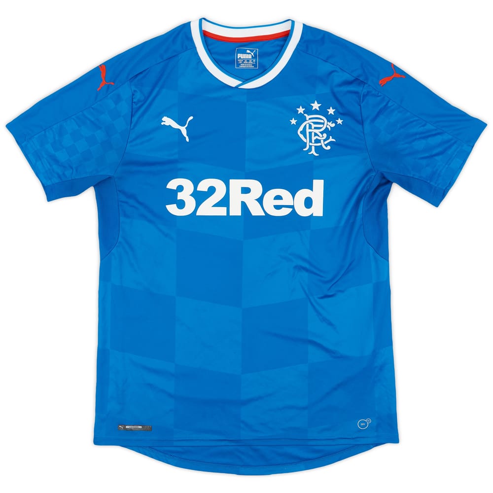 2016-18 Rangers Home Shirt - 8/10 - (L)