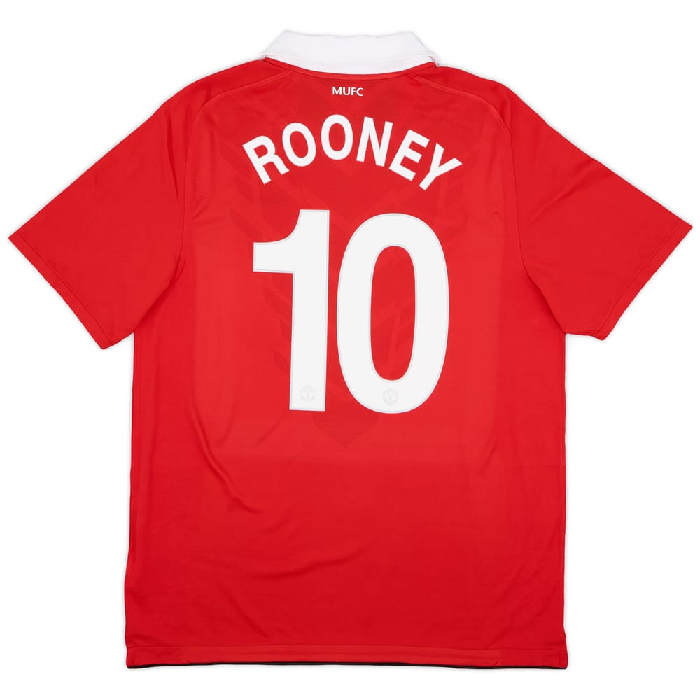 2010-11 Manchester United Home Shirt Rooney #10 (L)