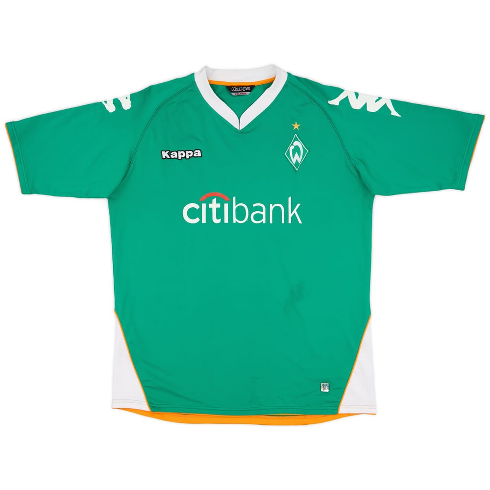2007-08 Werder Bremen Home Shirt - 8/10 - (XXL)