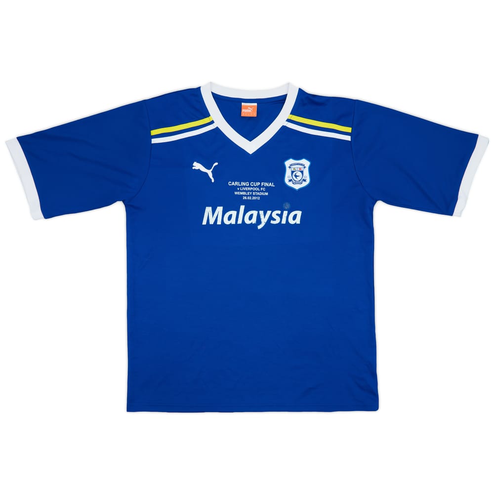 2011-12 Cardiff "Carling Cup Final" Home Shirt - 5/10 - (XL)