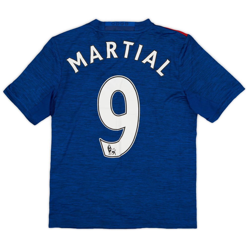 2016-17 Manchester United Away Shirt Martial #9 - 8/10 - (M.Boys)