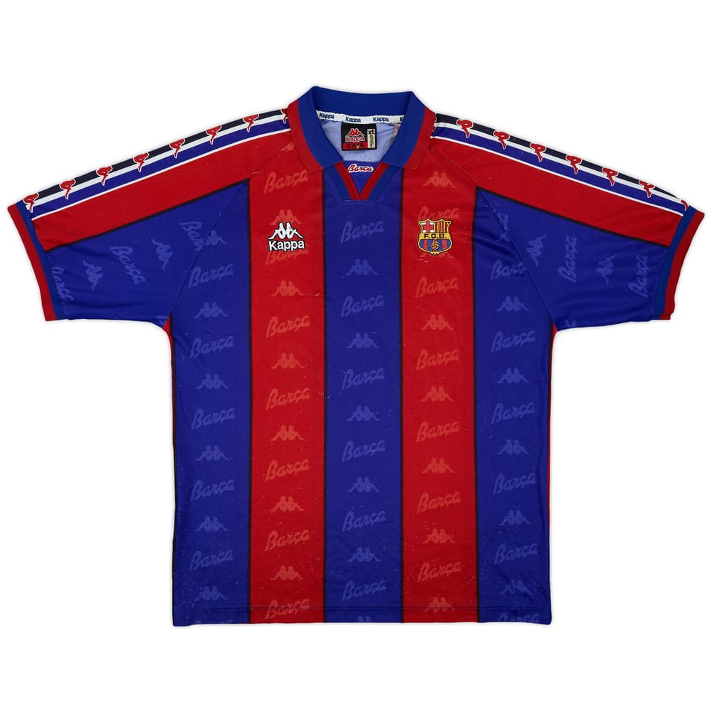 1995-97 Barcelona Home Shirt - 7/10 - (XL)