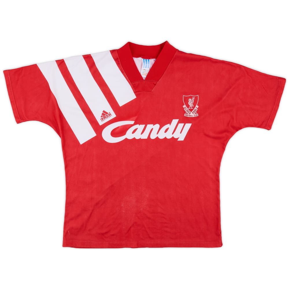 1991-92 Liverpool Home Shirt - 8/10 - (XL/XXL)