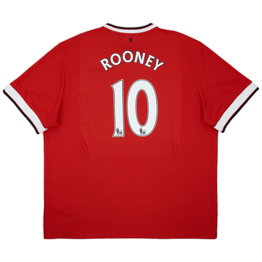 2014-15 Manchester United Home Shirt Rooney #10 - 7/10 - (3XL)