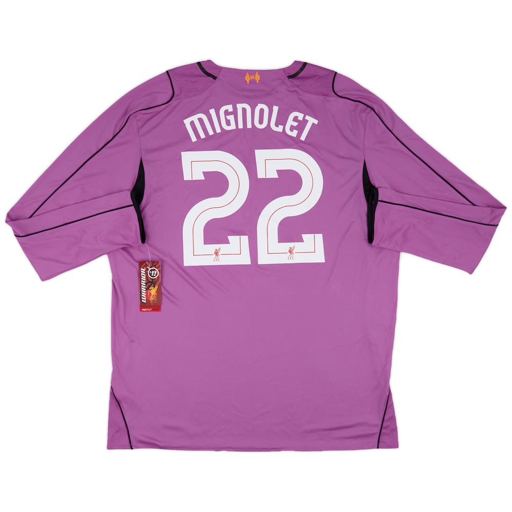 2014-15 Liverpool GK Shirt Mignolet #22 (3XL)