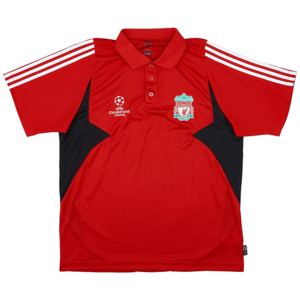 2007-08 Liverpool CL adidas Training Shirt - 9/10 - (L/XL)