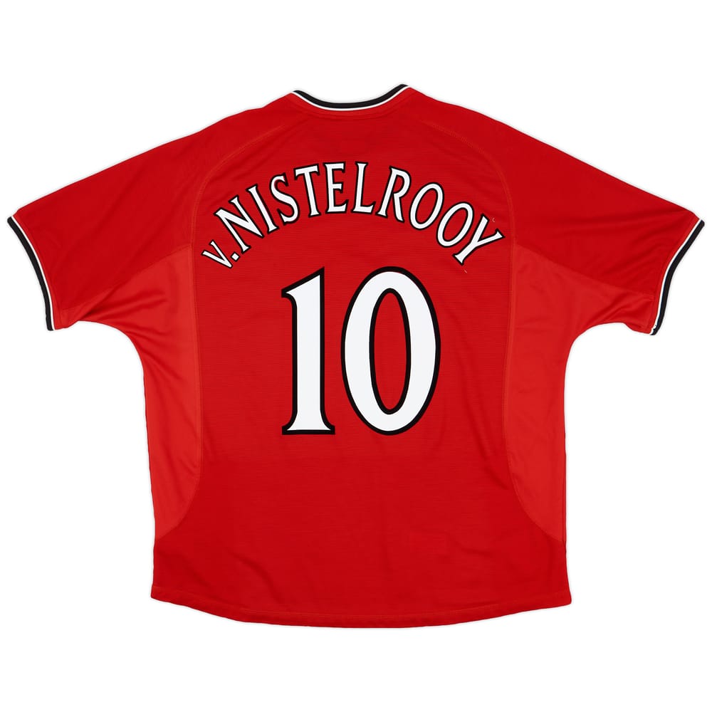 2000-02 Manchester United Home Shirt V.Nistelrooy #10 - 9/10 - (XXL)
