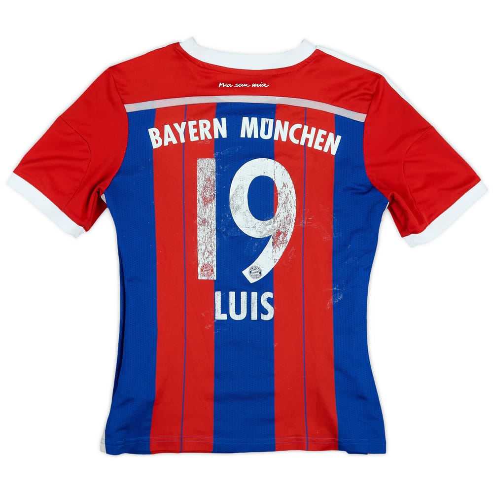2014-15 Bayern Munich Home Shirt Luis #19 - 4/10 - (M.Boys)