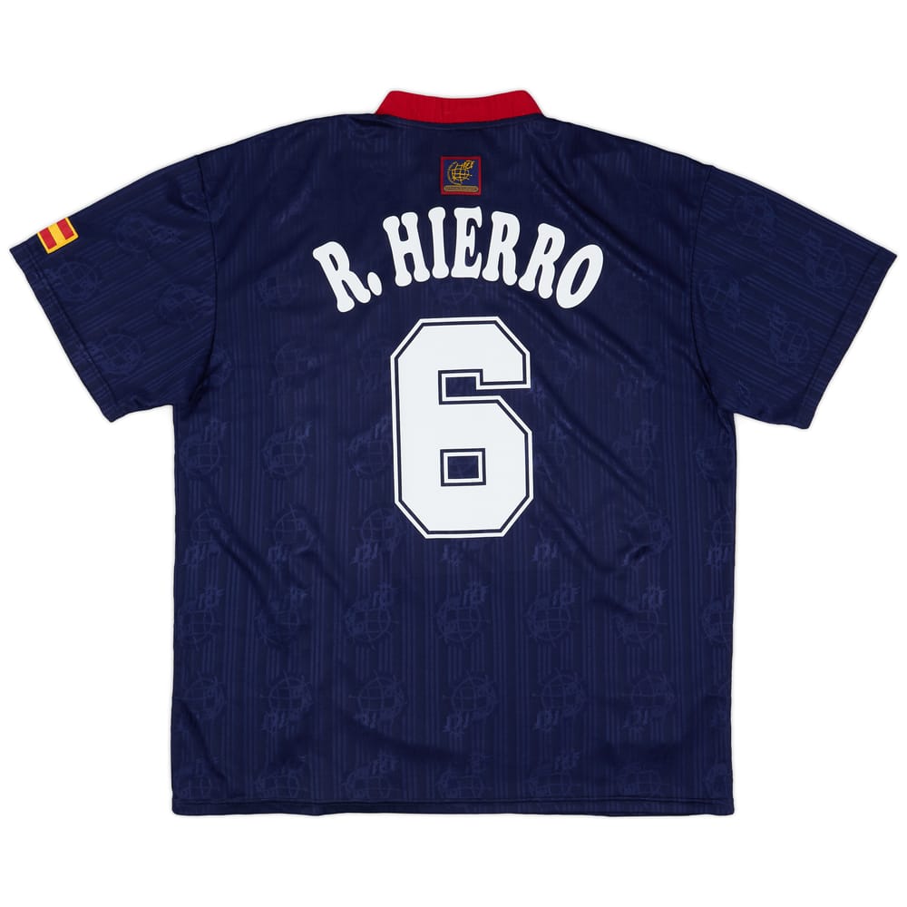 1996-98 Spain Away Shirt R.Hierro #6 - 9/10 - (XL)