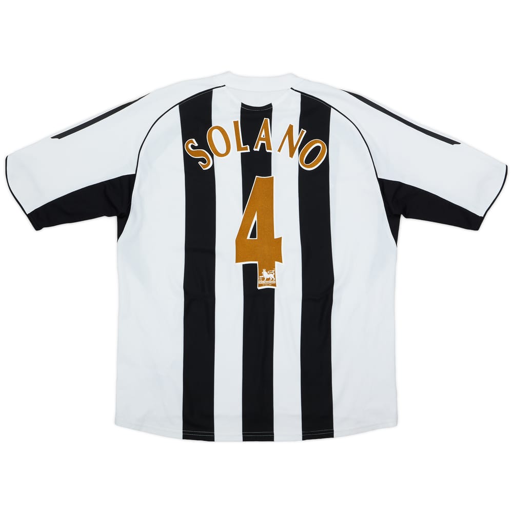 2005-07 Newcastle Home Shirt Solano #4 - 8/10 - (XL)
