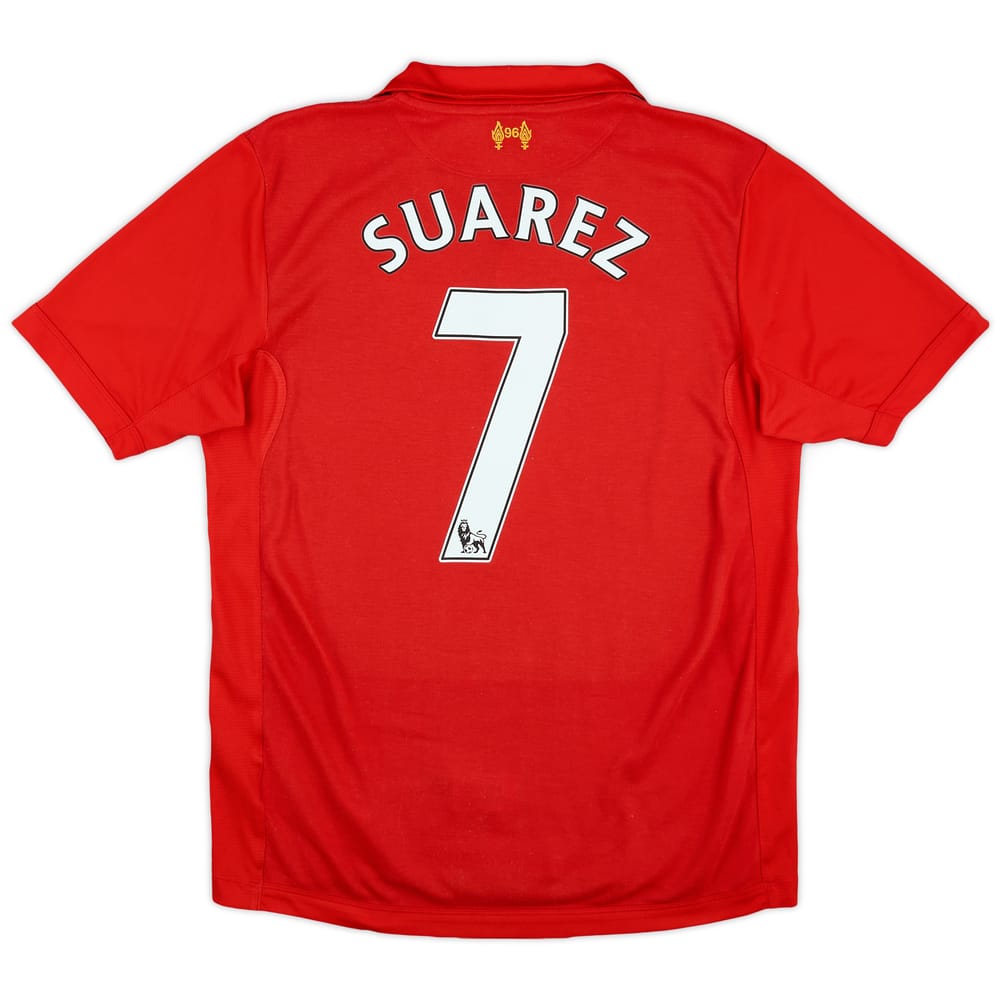 2012-13 Liverpool Home Shirt Suarez #7 - 5/10 - (M)