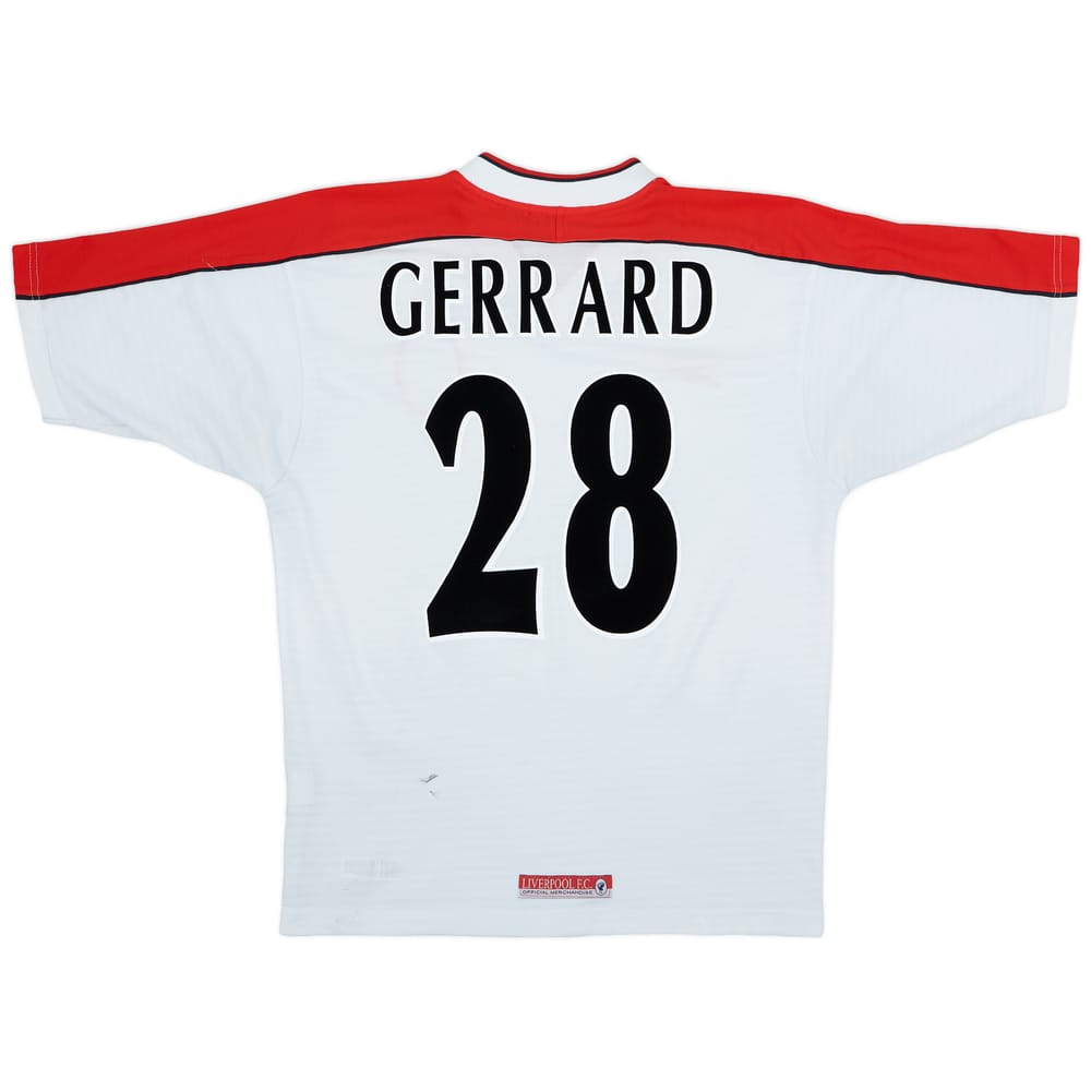 1998-99 Liverpool Away Shirt Gerrard #28 - 6/10 - (M)