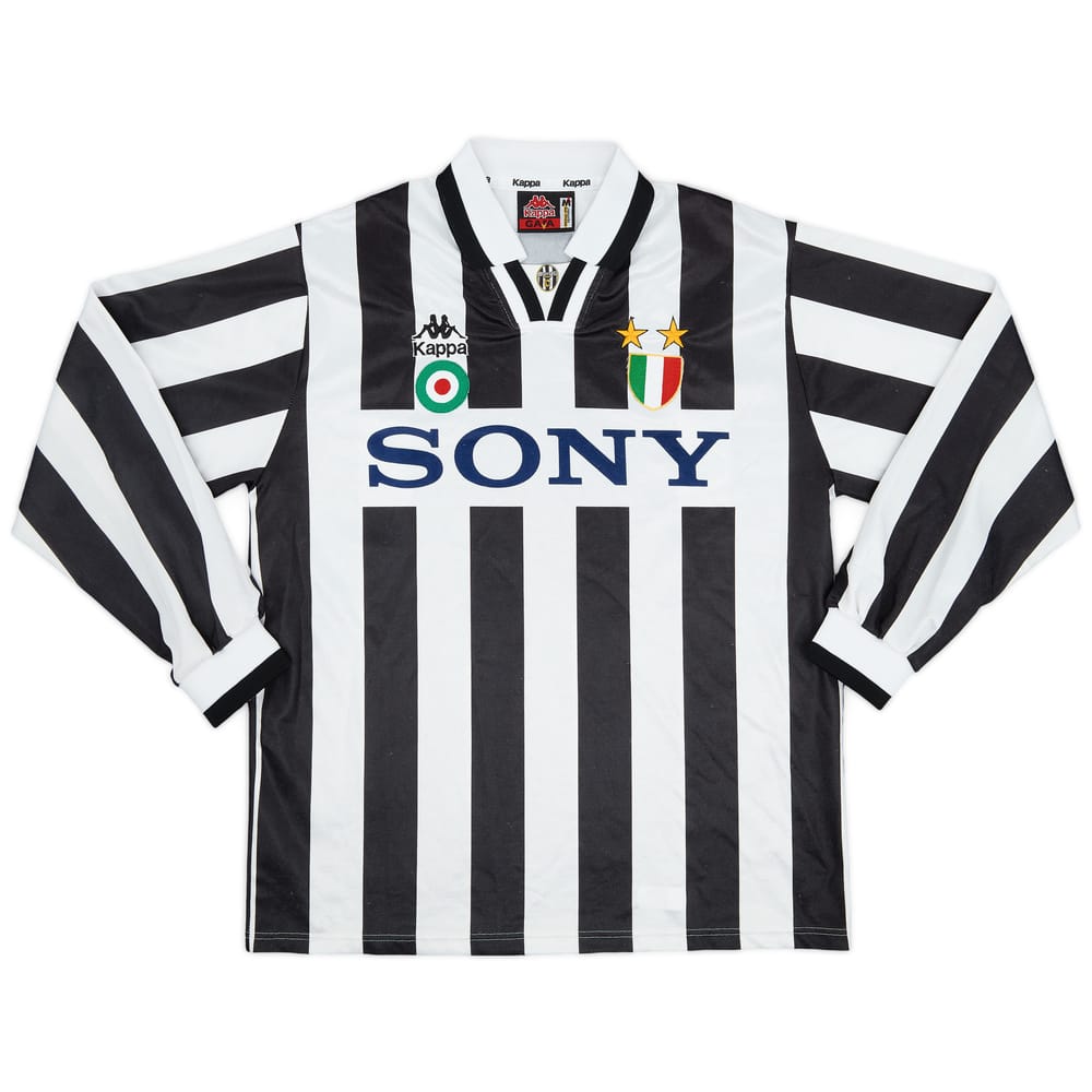 1995-97 Juventus Home L/S Shirt - 8/10 - (M)