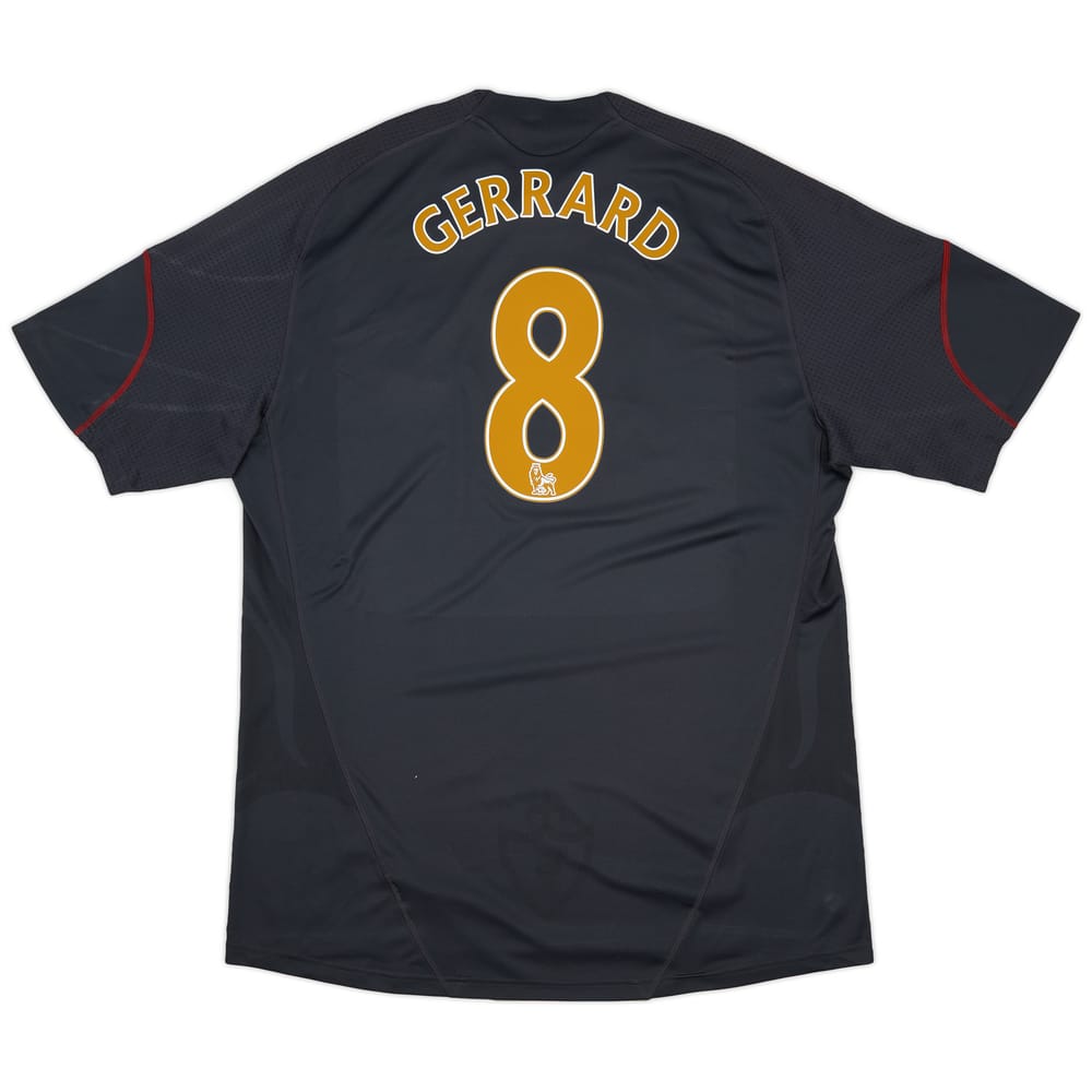 2009-10 Liverpool Away Shirt Gerrard #8 - 5/10 - (XL)
