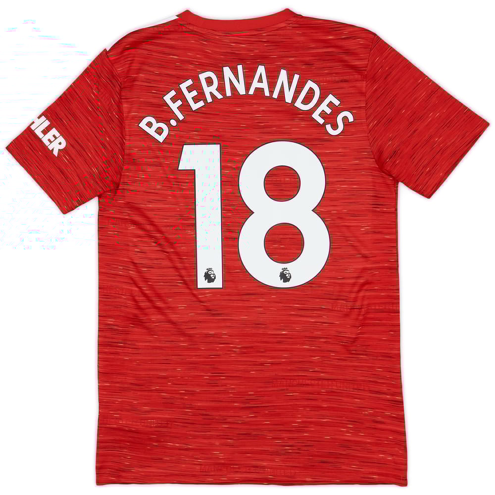 2020-21 Manchester United Home Shirt B.Fernandes #18 - 9/10 - (S)
