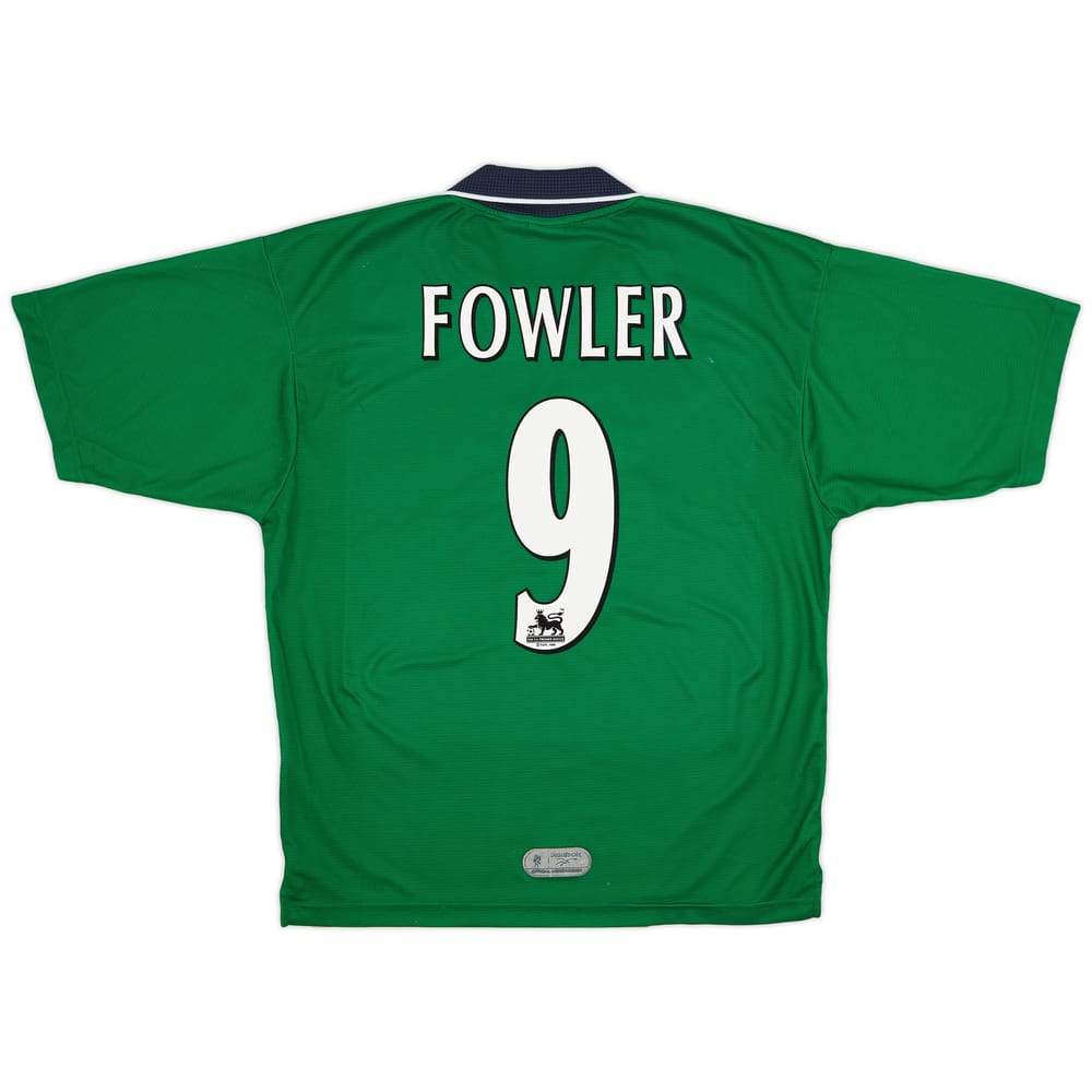 1999-00 Liverpool Away Shirt Fowler #9 - 6/10 - (M)