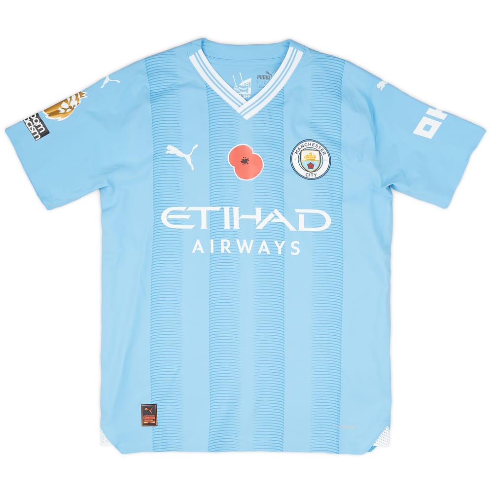 2023-24 Manchester City Match Issue Home Shirt Sergio Gomez #21